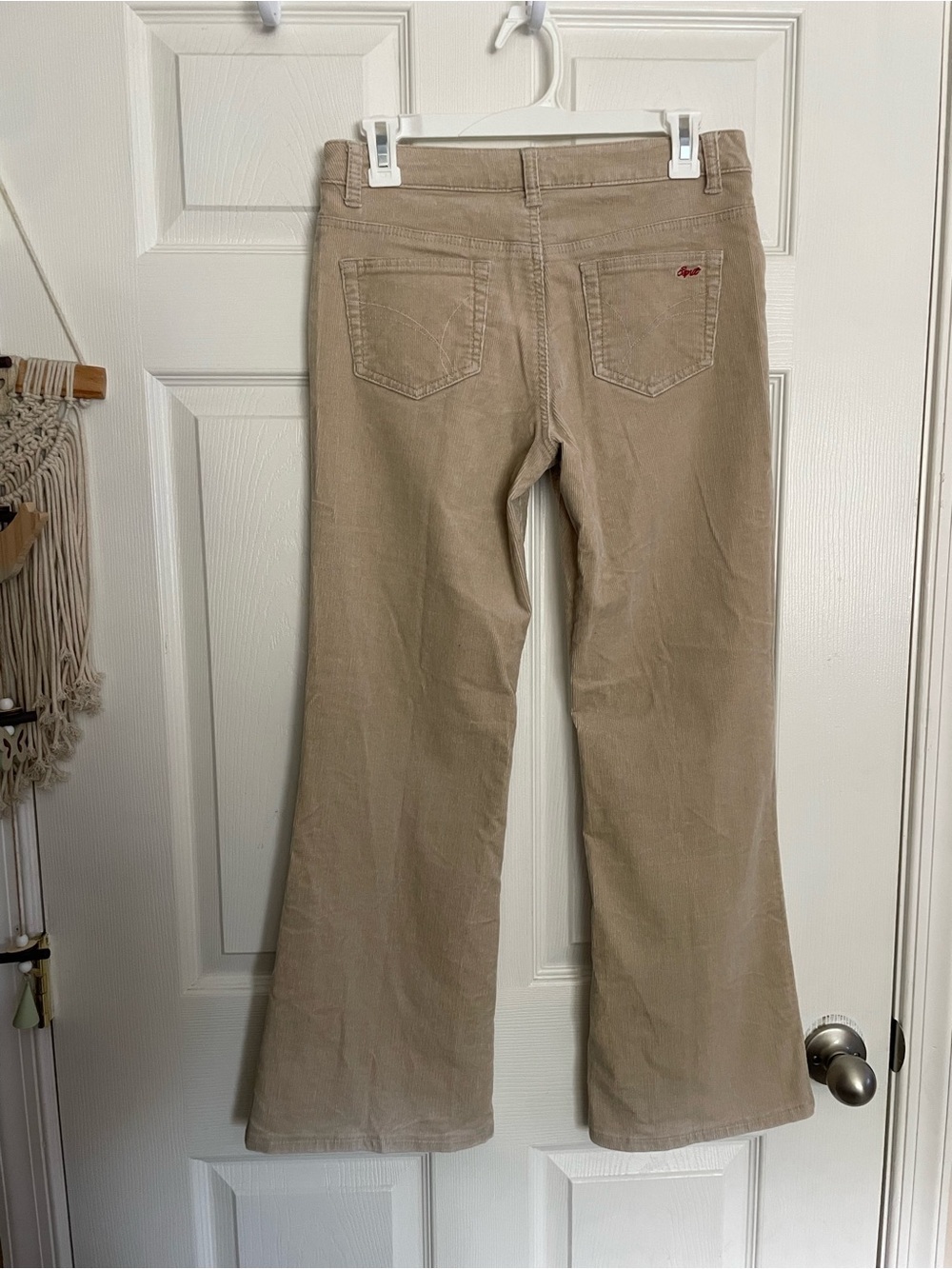 Vintage Espirit Jeans Women’s size 6 Regular Beige Corduroy Flared Pants